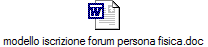 modello iscrizione forum persona fisica.doc