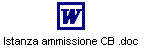 Istanza ammissione CB .doc